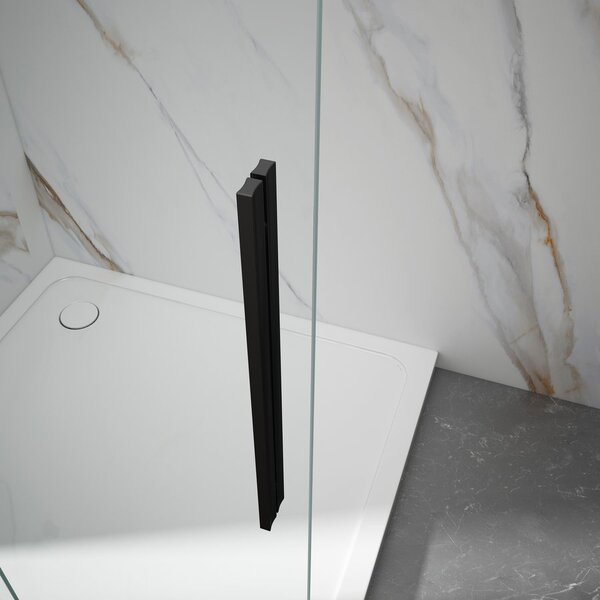 Gelco Gelco, SPIRIT BLACK téglalap alakú zuhanykabin 1000x900mm bal/jobb változat, GI1010BGI3590B