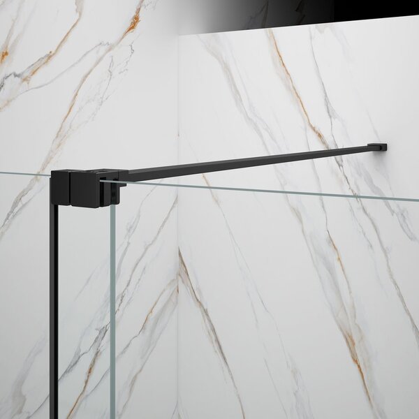 Gelco Gelco, SPIRIT BLACK téglalap alakú zuhanykabin 1000x900mm bal/jobb változat, GI1010BGI3590B