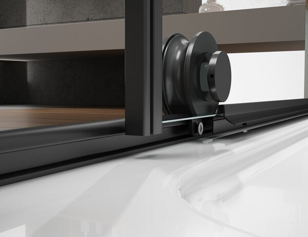 Gelco Gelco, SPIRIT BLACK téglalap alakú zuhanykabin 1000x900mm bal/jobb változat, GI1010BGI3590B