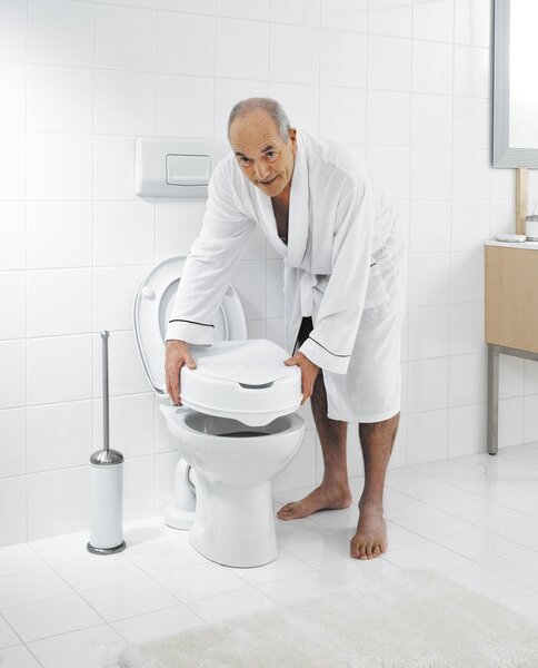 Ridder Ridder, mozgáskorlátozott WC-ülőke, 10 cm-rel megemelt, fekete, A0071010