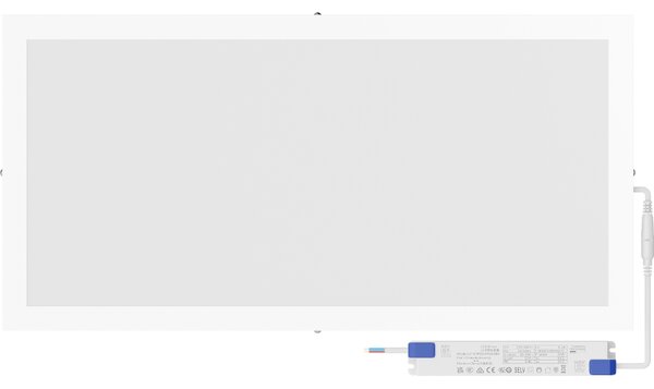 Mexen Brill-S, mennyezeti LED panel 60×30 cm, 24 W, semleges fehér 4000K, L207-060-030-2440-20