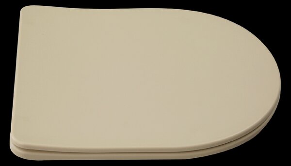 Invena Tavro, fali WC-csésze 490x360x350 mm + WC-ülőke, QFS, bézs-cappuccino, INV-CE-71-008-Y
