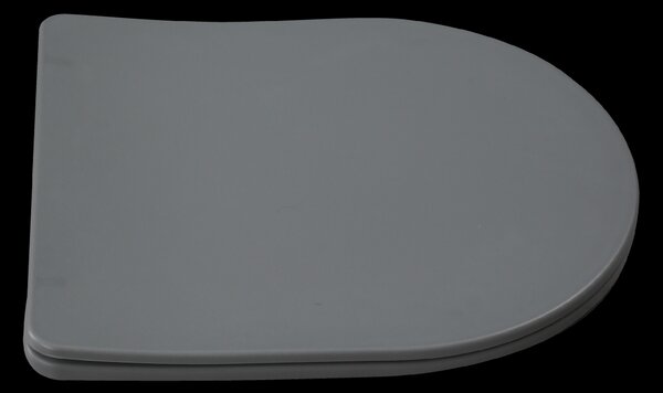Invena Tavro, fali WC-csésze 490x360x350 mm + WC-ülőke, QFS, szürke, INV-CE-71-007-Y