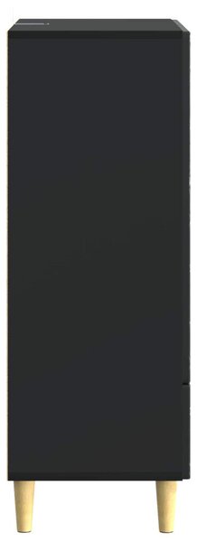 Széf Fekete 66 x 34,5 x 95 cm Szerelt Fa