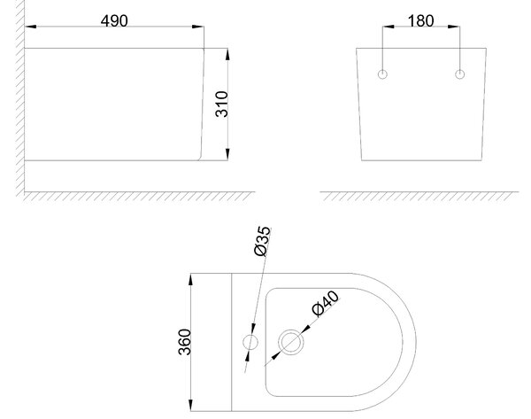 Invena Glamour, fali bidé 490x360x310 mm, fényes fehér, INV-CB-92-001-L Leták: https://cloud.invena.pl/s/nnXaZKg3crBrRkz/download?path=%2FPliki%20do%20strony%20www%2FCB-92-001-L/Inne/CB-92-001-L-ulotka-ENG…