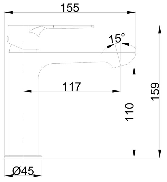 Invena Pinios L, mosdócsaptelep, magasság: 159 cm, króm, INV-BU-92-L01-X Leták: https://cloud.invena.pl/s/nnXaZKg3crBrRkz/download?path=%2FPliki%20do%20strony%20www%2FBU-92-L01-X/Inne/BU-92-L01-X-ulotka-ENG…