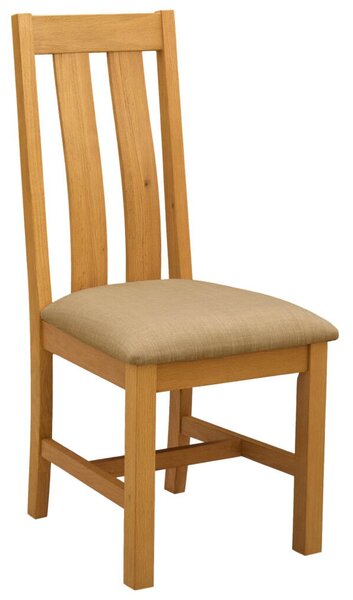 Étkezőszék 2 pcs Tömör Tölgyfa Bézs 45 x 54 x 100 cm