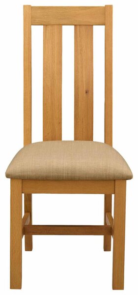 Étkezőszék 2 pcs Tömör Tölgyfa Bézs 45 x 54 x 100 cm