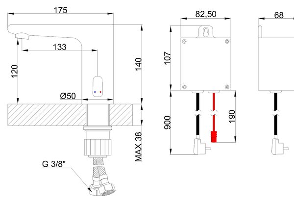 Invena Smart, érintésmentes mosdócsaptelep vízhőmérséklet-szabályozással, 230V, matt fekete, INV-BD-00-004-V Leták: https://cloud.invena.pl/s/nnXaZKg3crBrRkz/download?path=%2FPliki%20do%20strony%20www%2FBD-00-004-V/Inne/BD-00-004-V-ulotka-PL…