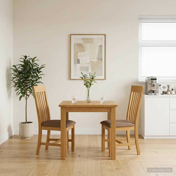 Étkezőszék 2 pcs Tömör Tölgyfa Szürke 45 x 59,5 x 100 cm