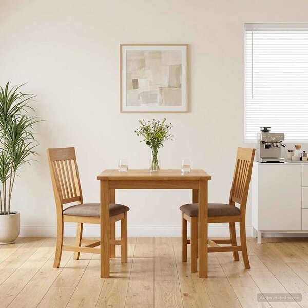 Étkezőszék 2 pcs Tömör Tölgyfa Szürke 45 x 59 x 92 cm