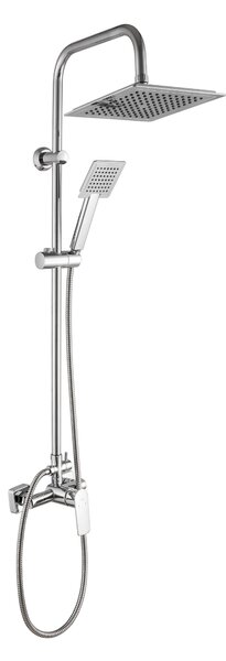 Invena Stelona, ​​​​zuhanyszett karos csapteleppel, króm, INV-AU-34-B01-Q