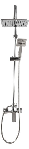 Invena Stelona, ​​​​zuhanyszett karos csapteleppel, króm, INV-AU-34-B01-Q