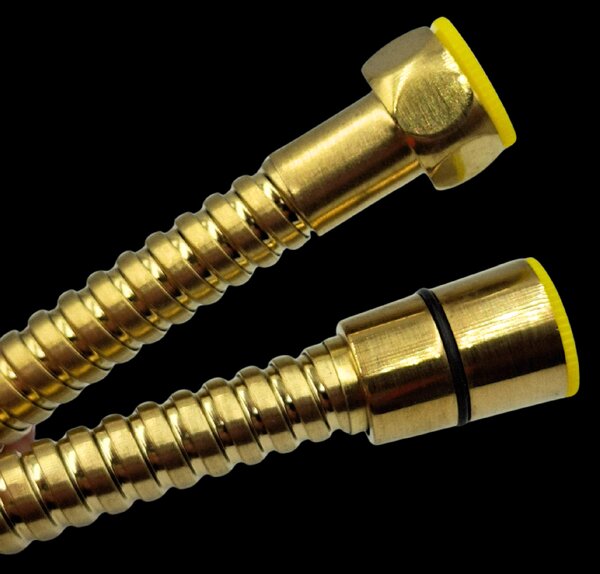 Invena Invena, zuhanycső 150 cm, matt arany, INV-SC-D1-200-V
