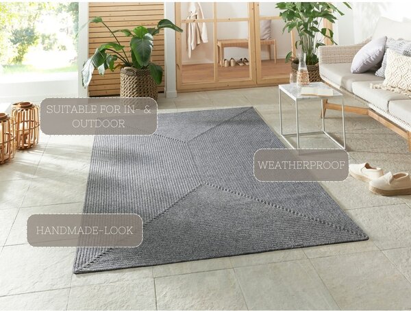 Szürke kültéri szőnyeg 150x80 cm - NORTHRUGS