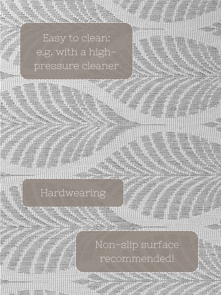Szürke-elefántcsont színű kültéri-beltéri szőnyeg 160x230 cm Duet Liora – NORTHRUGS