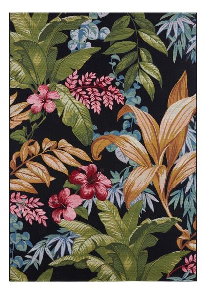 Fekete kültéri szőnyeg 80x165 cm Flair – Hanse Home