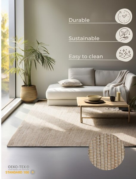 Bézs szőnyeg 80x150 cm Handloom – Hanse Home