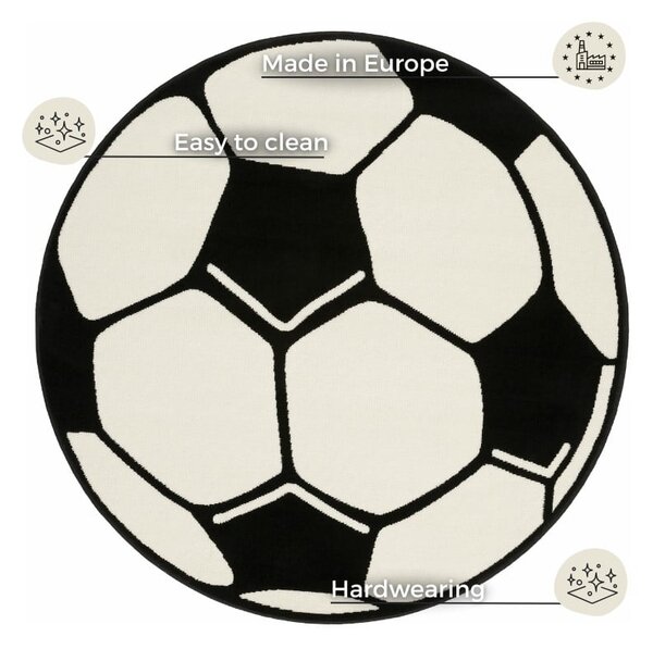 Football gyerekszőnyeg, ⌀ 150 cm - Hanse Home