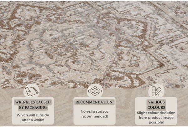 Szürke-bézs szőnyeg 160x235 cm Terrain Designer Sand – Hanse Home