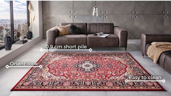 Skazar Isfahan piros szőnyeg, 160 x 230 cm - Nouristan
