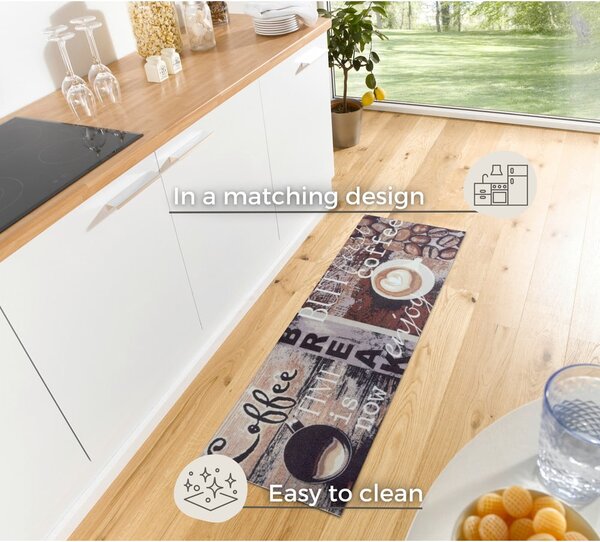 Barna futószőnyeg 50x150 cm Enjoy Coffee Break – Hanse Home
