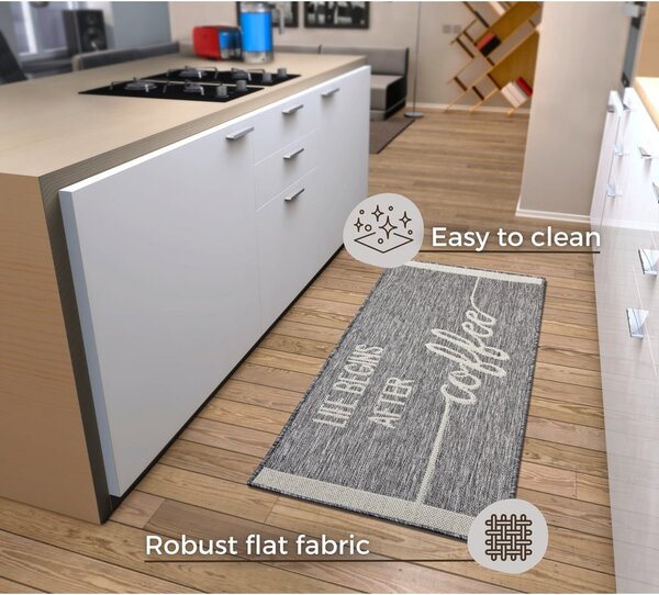 Szürke futószőnyeg 62x150 cm Cucina – Hanse Home