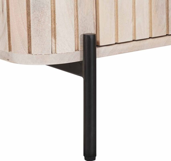 Széf 70 x 30 x 65 cm Tömör Mangófa és Műszaki Fa