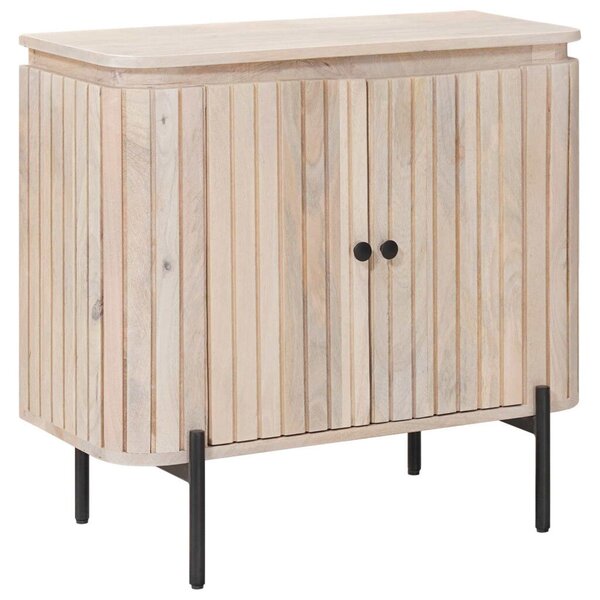 Széf 70 x 30 x 65 cm Tömör Mangófa és Műszaki Fa
