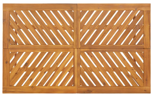 Kert étkező szett 5 pcs Barna Tömör Akácfa
