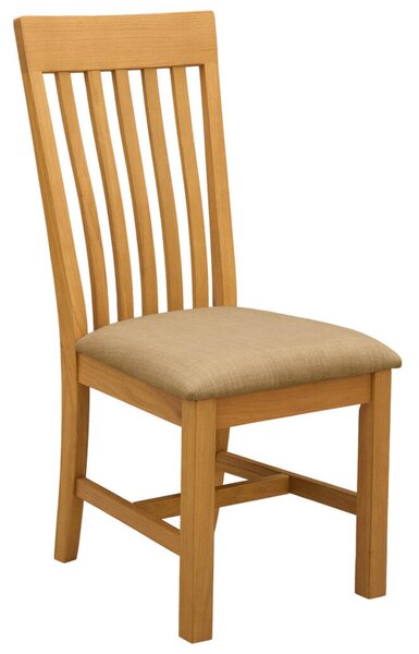 Étkezőszék 2 pcs Tömör Tölgyfa Bézs 45 x 59,5 x 100 cm