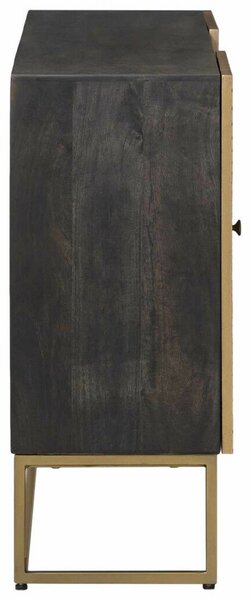Széf Bronz 105 x 30 x 70 cm Tömör Mangófa és Műszaki Fa