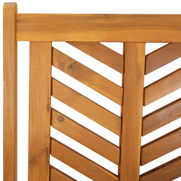 VidaXL Kerti Szék 6 pcs Barna 57 x 72 x 109 cm Tömör Akácfa