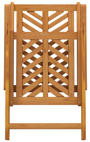 VidaXL Kerti Szék 6 pcs Barna 57 x 72 x 109 cm Tömör Akácfa