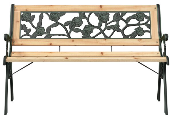 Kerti pad párnával Barna 116 x 54 x 73 cm faszínű