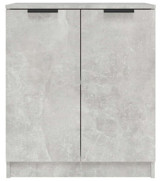 VidaXL Betonhatású Tálalószekrény Szett - 2 db - 60x30x70 cm