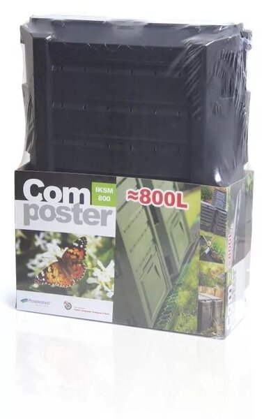 Komposztáló Prosperplast COMPOGREEN 2x400 l fekete