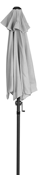 SIESTA napernyő félkör alakú, világosszürke 94cm