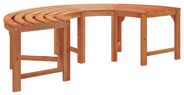 VidaXL Fa pad Természetes 160 x 80 x 45cm Tömör Eukaliptusz Fa