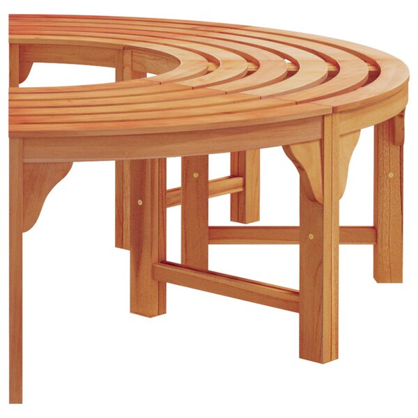 VidaXL Fa pad Természetes 160 x 80 x 45cm Tömör Eukaliptusz Fa