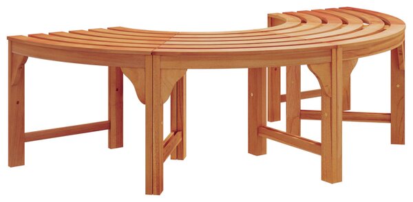 VidaXL Fa pad Természetes 160 x 80 x 45cm Tömör Eukaliptusz Fa