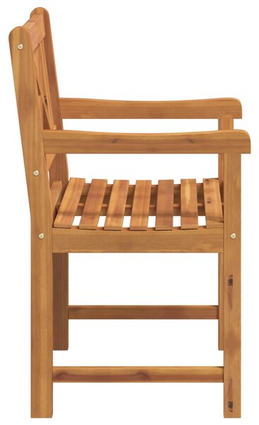 Kertiszékek 2 db 56x56x90 cm tömör akácfából