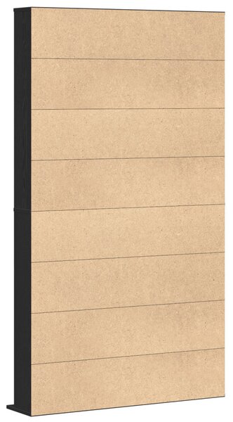 CD Szekrény Fekete Tölgy 101x23x177,5 cm Mérnöki Fa