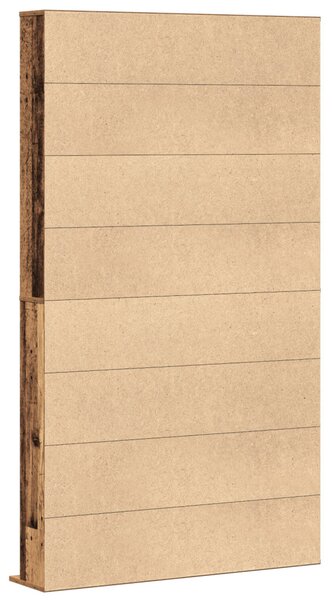 CD Szekrény - Régi Fa - 101x23x177.5 cm - Mérnöki Fa