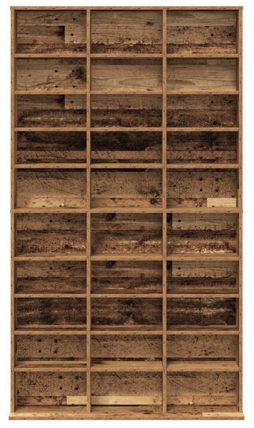 CD Szekrény - Régi Fa - 101x23x177.5 cm - Mérnöki Fa
