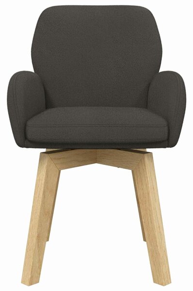VidaXL Étkező Székek 6 db Bouclé Sötétszürke 59 x 57 x 85 cm