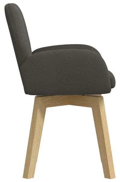 VidaXL Étkező Székek 6 db Bouclé Sötétszürke 59 x 57 x 85 cm