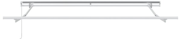 VidaXL Napernyő Sárga és narancs 350 x 250 x 165 cm Poliészter