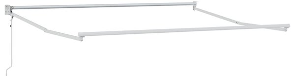 Napernyő Fehér 350 x 250 cm Poliészter és fém