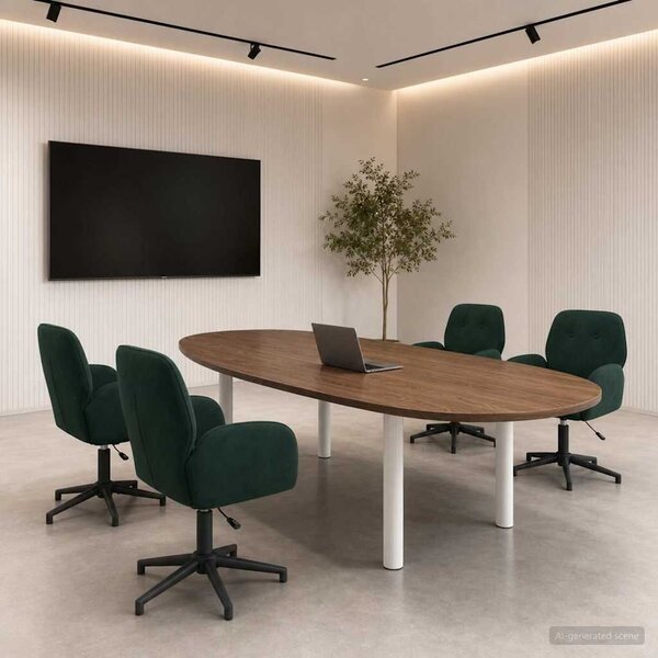 VidaXL Forgós Íróasztali Székek 4 db 54 x 55 x 90 cm Sötétzöld Bársony